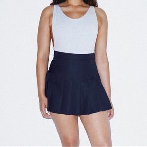 American Apparel Navy Tennis Skirt